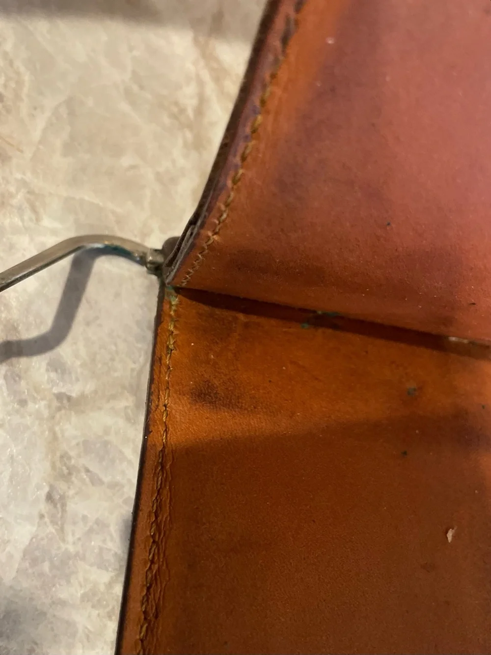 Leather Brown Leather Money Clip Wallet